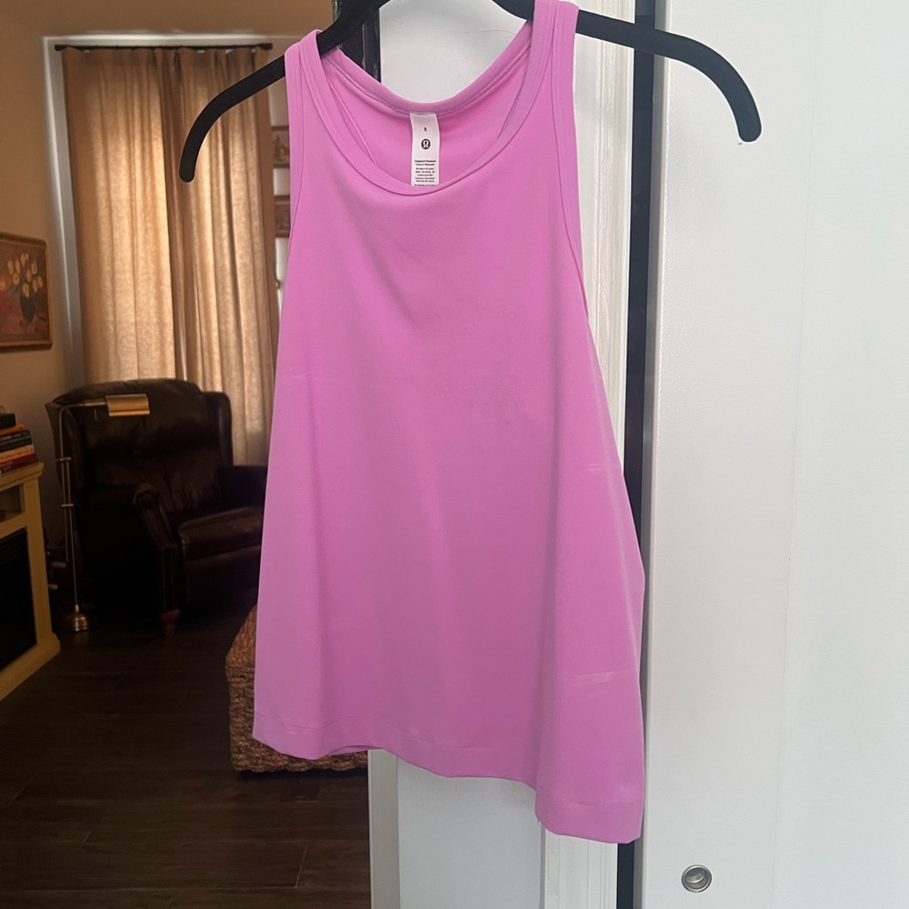 Lululemon Athletica Pink Sleeveless Relaxed Tank Top
